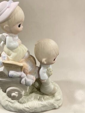 Jonathan & David Walking By Faith Enesco 1979 Taiwan Figurine Vintage E-3117